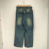 RENDTTK LOOK Y2K ヴィンテージ加工バギーデニム メンズ